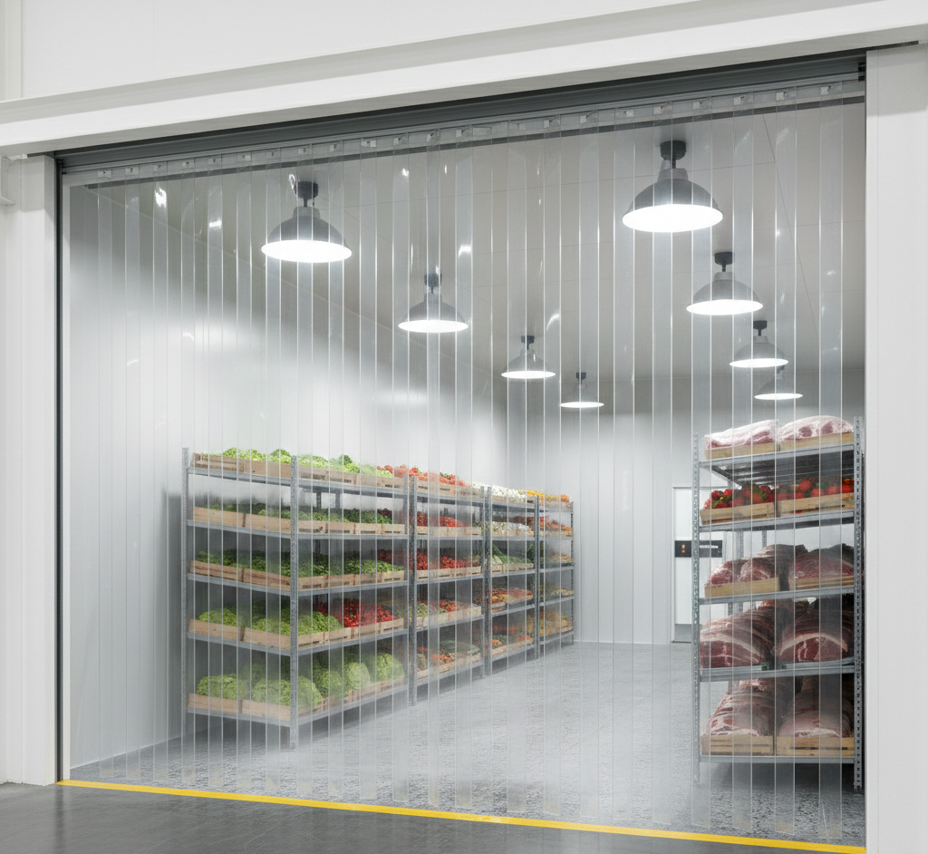  Deep Polar Grade PVC Strip Curtain 
