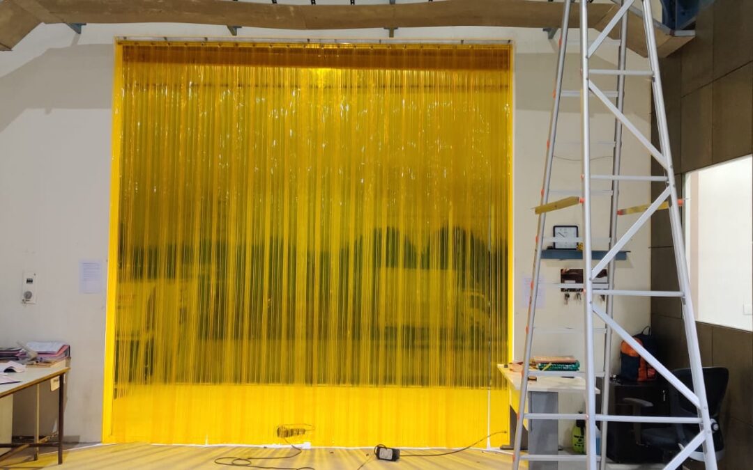 Anti-Insect Yellow PVC strip curtain